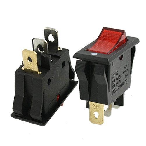 Ac 15a/250v 20a/125v on-off 2 position spst boat rocker switch 10pcs for sale