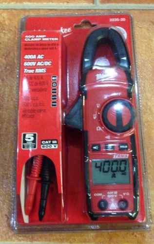 New Milwaukee 400 Amp Clamp Meter 2235-20 | 400A AC | 600V AC/DC | True RMS