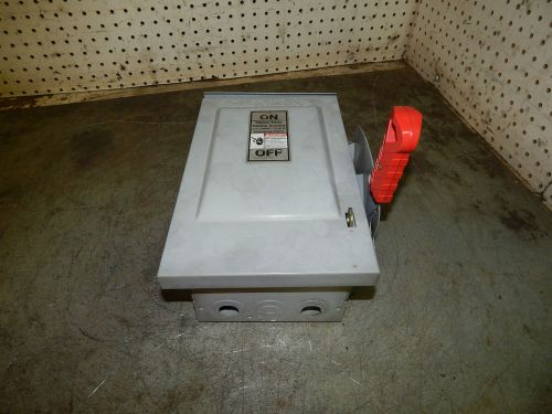 Siemens hnf361r non-fusible rainproof safety switch 30 amp 600 vac for sale