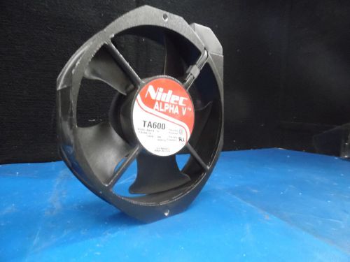 NIDEC ALPHA V TA 600 Model: A30318-10 P 115 VAC .35A DC Fan