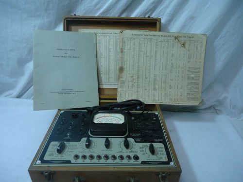 Weston tube checker, analyser model 774, Type 4, 1942 774-4