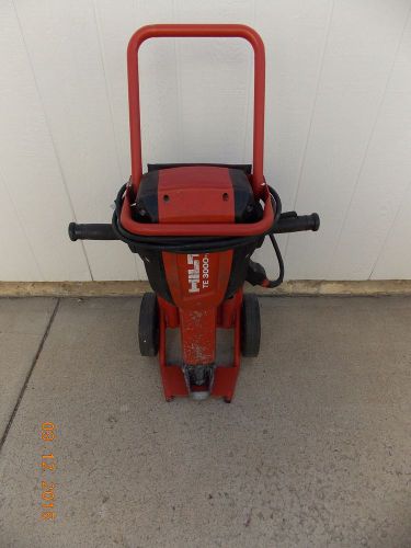 Hilti te 3000 avr breaker electric 120v te3000 jackhammer demolition + 1 bit for sale