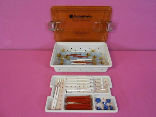 Carbomedics heart valve instrument steam sterilize tray tr-101 heart valve sizer for sale