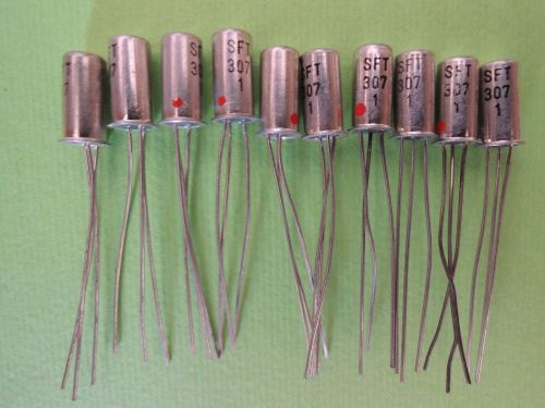 10 X  SFT 307=GT307 Ge PNP Low Power Transistor SGS License BG made