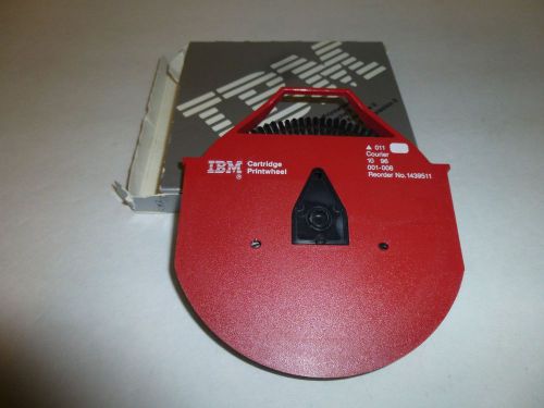 IBM CARTRIDGE PRINTWHEEL II PRESTIGE ELITE Courier 001-008  #1439511