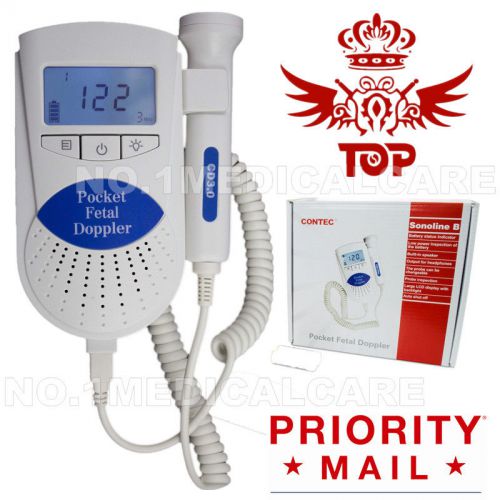 New fda sonoline b fetal doppler 3mhz probe,baby heart monitor,backlight lcd,gel for sale