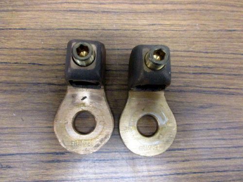 Qty 2 frankel mechanical lugs for 350-750 cable for sale