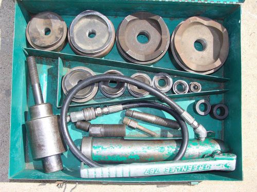 GREENLEE 7310 HYDRAULIC KNOCKOUT PUNCH SET *worksgr8* NR