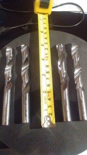 carbide drill 31/64  3 atrax &amp; 1 Hertel lot of 4 pcs