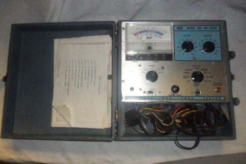 Vintage BK Model 465 CRT Vacuum Tube Tester Radio Television Test Equipment