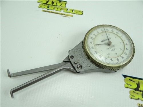 MITUTOYO  INTERNAL GROOVE DIAL GAGE CALIPER .4&#034;-1.2&#034; RANGE .0005&#034;