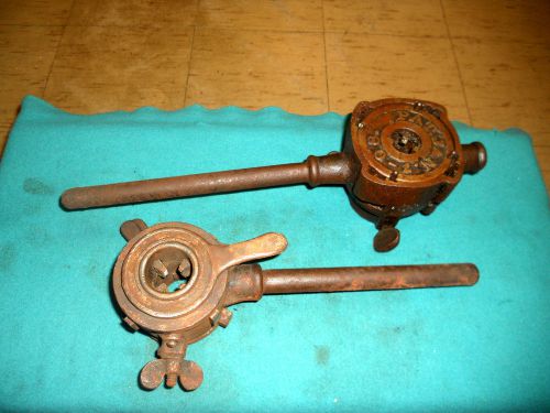 (2) Manual Pipe Threading Heads, 1 marked Toledo