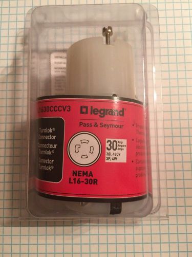 NEMA L16-30R Legrand Pass &amp; Seymour Turnlok Connector