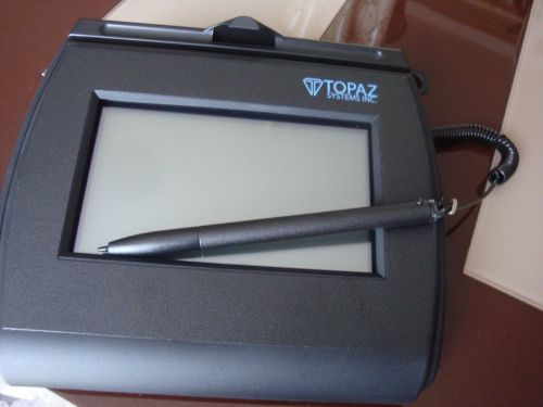 TOPAZ SIGNATURE CAPTURE PAD  4x3 LCD DISPLAY  MODEL: T-LBK750-BHSB-R  NEW