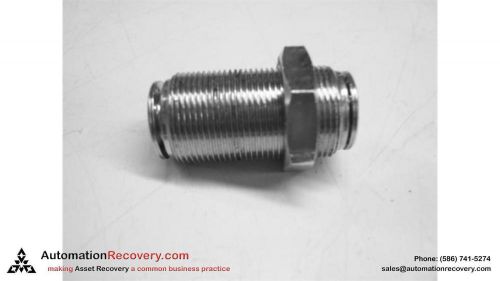 BSPP METRIC BULD-HEAD PUSH-IN FITTING 3/8&#034;