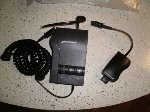 PLANTRONICS Vista M12 AMPLIFIER with Plantronics E10 inline mute switch