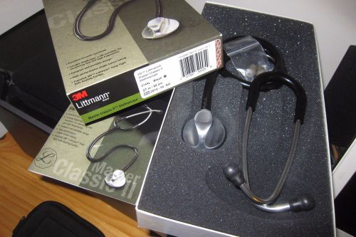 BRAND NEW LITTMAN MASTER CLASSIC II STETHOSCOPE 2144L BLACK