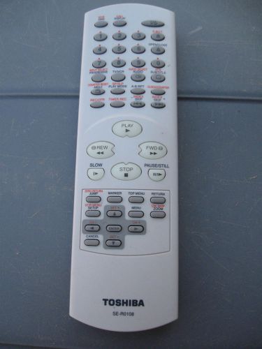 TOSHIBA SE-R0108 REMOTE CONTROL