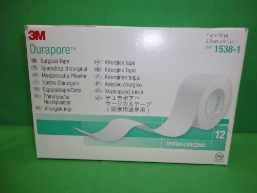 3M Durapore Surgical Tape [1538-1] Box of 12