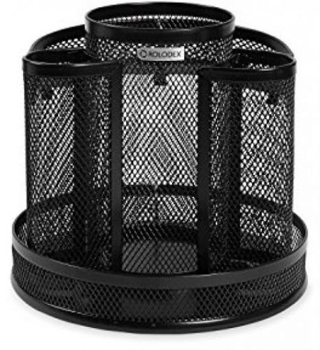 Rolodex mesh collection spinning desk sorter, black (1773083) for sale