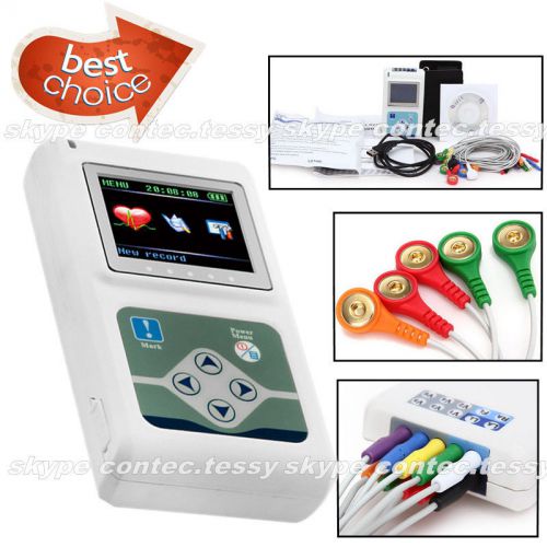 3 channels dynamic ecg/ekg system ecg holter ecg/ekg recorder/analyzer tlc9803 for sale