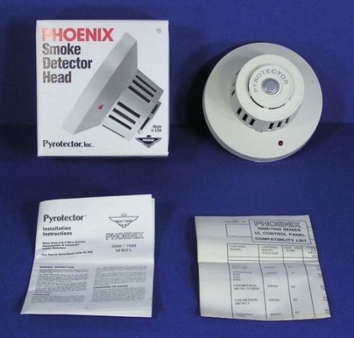 * Pyrotector 3224NT Phoenix Fire &amp; Smoke Detector Head Thermal Alarm 24V NEW *