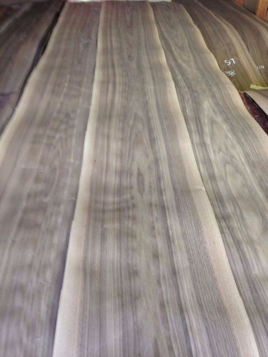 Wood Walnut Veneer  13x119 total  3 pcs RAW VENEER N518...