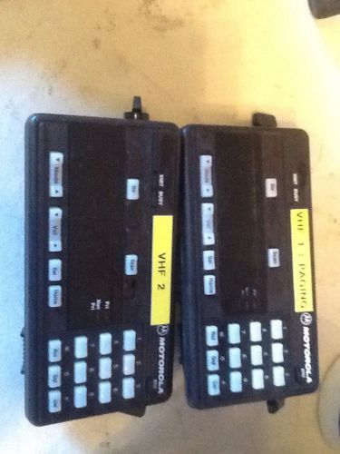 Motorola Systems 9000 W9 control heads Vhf Lot Of 2  Lot AA