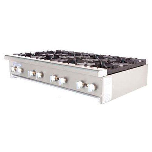 Turbo TAHP-48-8 Hotplate, Countertop, Gas, 8 Burners (32,000 BTU Each), Radiance