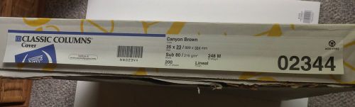 150+ Sheets Canyon Brown Neenah Paper 80# Classic 02344 35&#034;x23&#034;