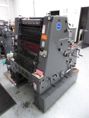 Heidelberg Single Color Offset Press, Model GTO-52