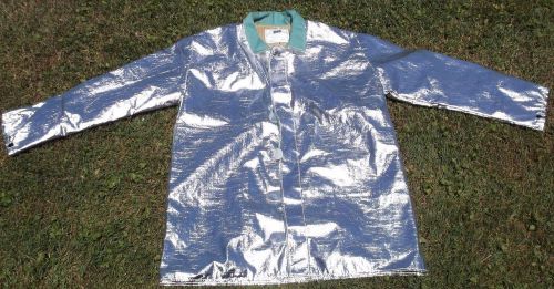 STEEL-GRIP Aluminized Welders Jacket/Coat SIZE LARGE 1136-35 HEAT RESISTANT