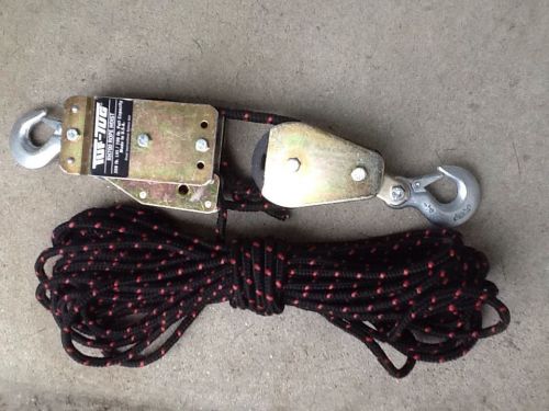 TUF-TUG TTRH-700 Block And Tackle, Rope Hoist Made in USA