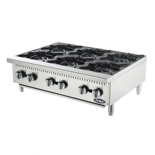 Atosa ATHP-36-6, 36-Inch Heavy Duty Six Burner Hotplate