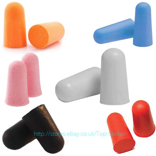 10 Pairs Foam Ear Plugs Tapered Travel Sleep Noise Prevention Earplugs Sleep