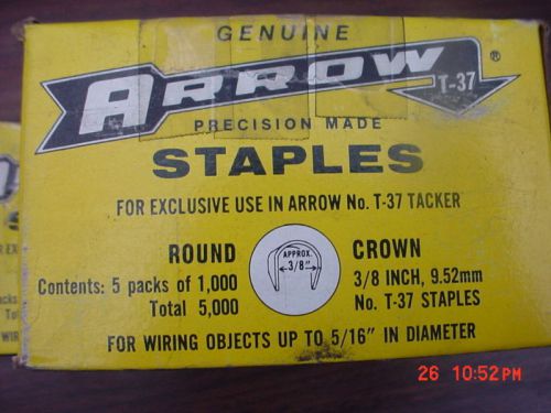 Arrow  Type T 37   Staples  15,000