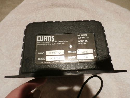 Curtis DC Motor Controller 1205X-4421    24-36 V   **INSTALLED, AND REMOVED**