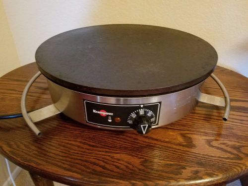 Krampouz CEBIR4 16&#034; Round Electric Cast Iron Crepe Maker - 120V