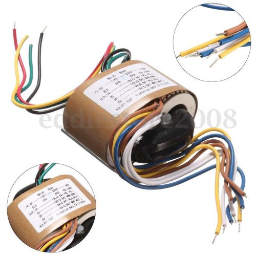 115V/230V 30W Audio R core Transformefor 15V+15V 9V+9V for Tube preamplifier