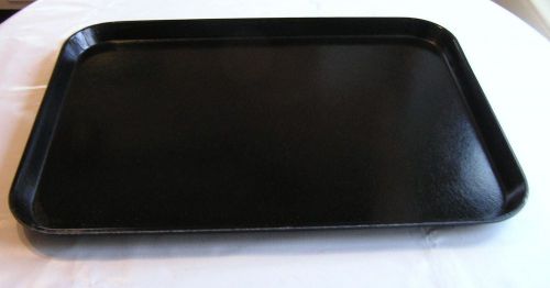 CARLISLE NSE BLACK INDUSTRIAL SERVING FOOD TRAY BAKERY DISPLAY 22 X 16 X 1