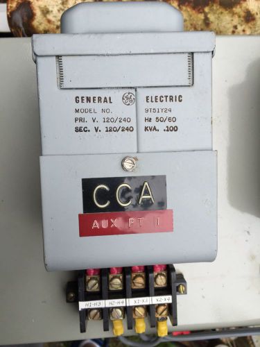 General Electric Dry-Type .1 KVA Power Transformer 120/240V .100KVA 9T51Y24