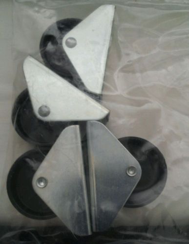 New 4 Pcs 45MM Coal Box Castor Wheels