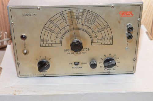 EICO AUDIO GENERATOR MODEL 377