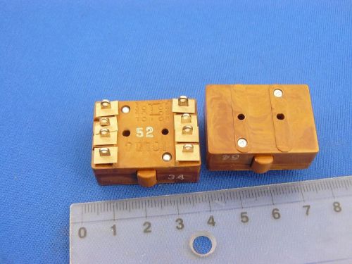 2D701 Vintage Soviet Micro switch  Miniature Push Button / Military Grade  x 5pc