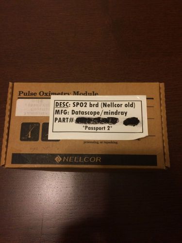 NELLCOR PULSE OXIMETRY MODULE SPO2 BOARD DATASCOPE/MINDRAY