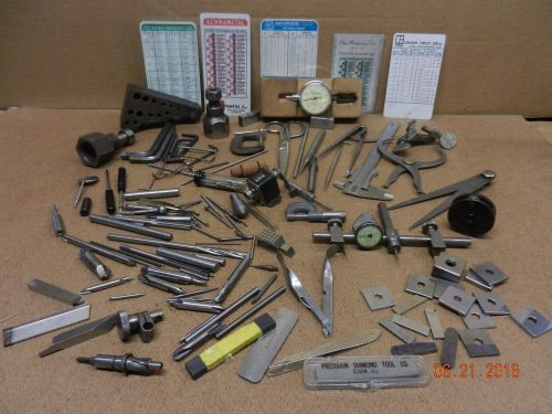 Huge misc lot precision machinist tools gage block caliper dial milling bits for sale