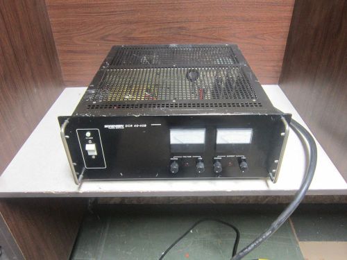 Sorensen Elgar DCR 40-40B DC Power Supply 125V 30A input 40V 40A output raytheon