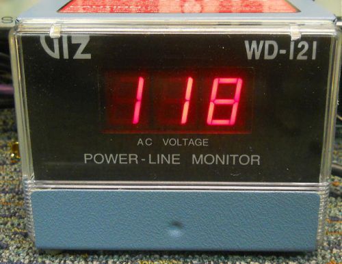 Viz wd 121 digital power line ac voltage monitor for sale