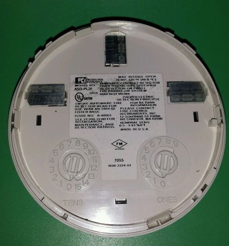 FCI/Gamewell ASD-PL2F Addressable Fire Smoke Detector  EUC