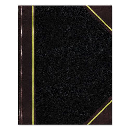 Texthide record book, black/burgundy, 300 green pages, 10 3/8 x 8 3/8 for sale